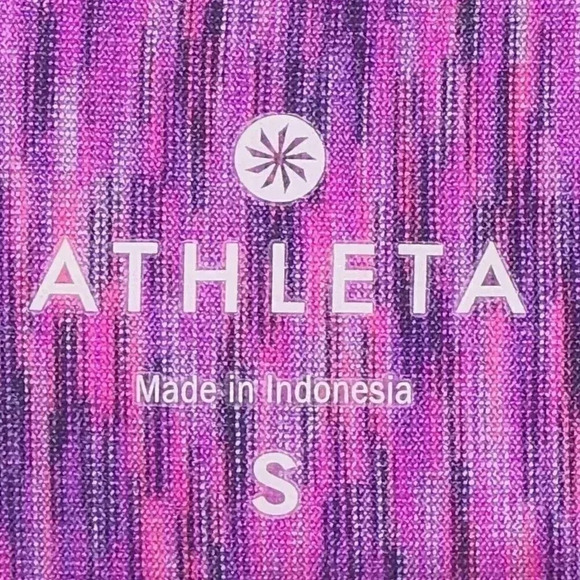 Athleta Women's Pullover Half-zip Small Pink Purple Poly Spandex LS Run Crossfit - Picture 3 of 16